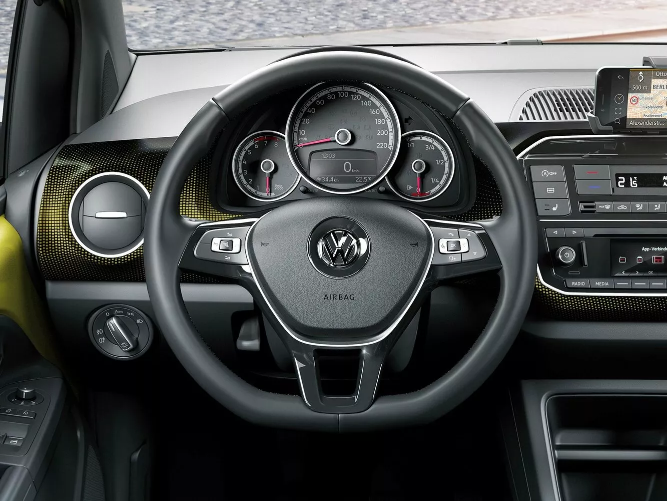 Фото рулевого колеса Volkswagen up!  I Рестайлинг 2016 -  2024 
                                            