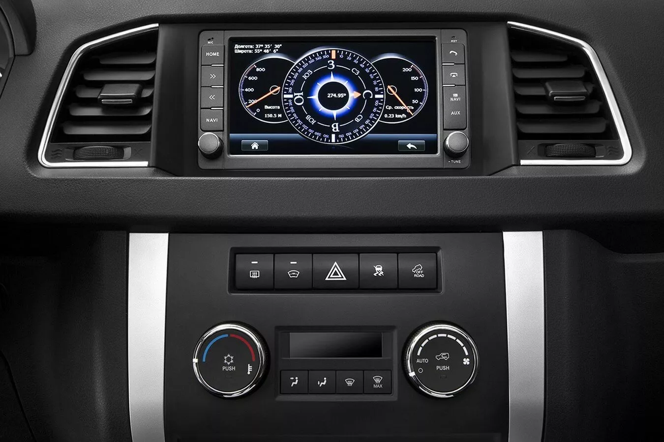 Фото интерьера УАЗ Pickup  I Рестайлинг 2 2016 -  2024 
                                            