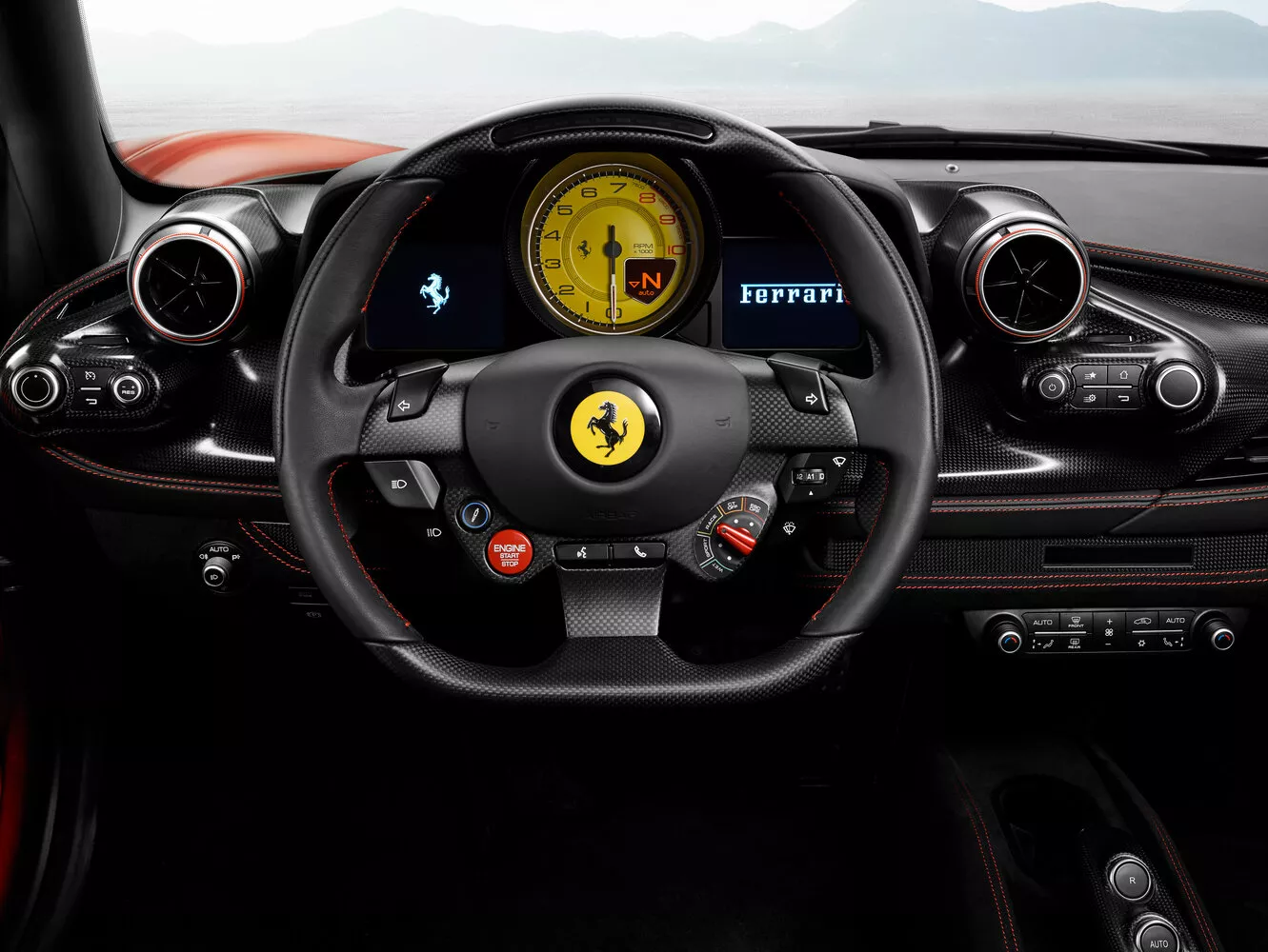 Фото рулевого колеса Ferrari F8 Tributo  2019 -  2024 
                                            