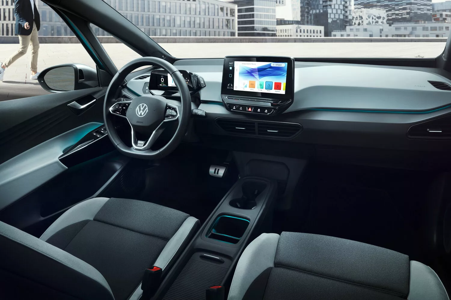 Фото салона спереди Volkswagen ID.3  I 2019 -  2024 
                                            