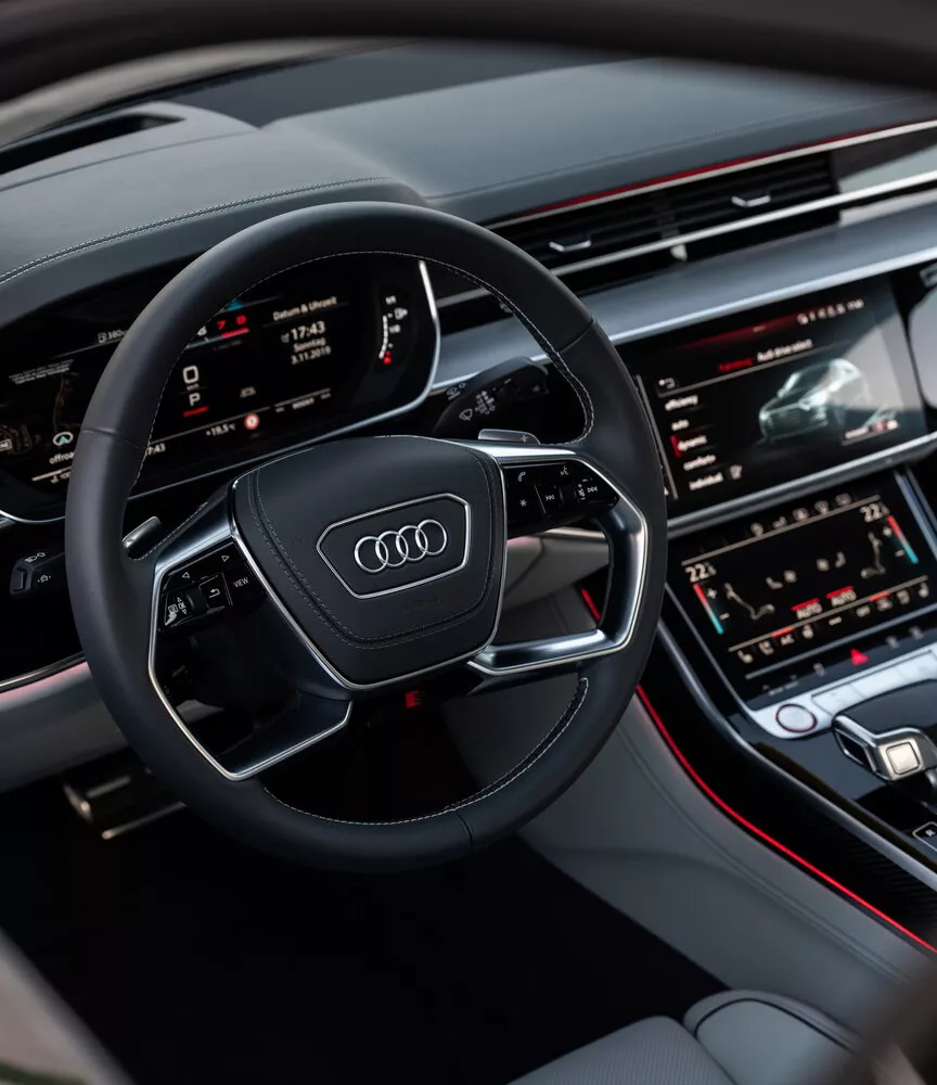 Фото рулевого колеса Audi S8  IV (D5) 2019 -  2024 
                                            