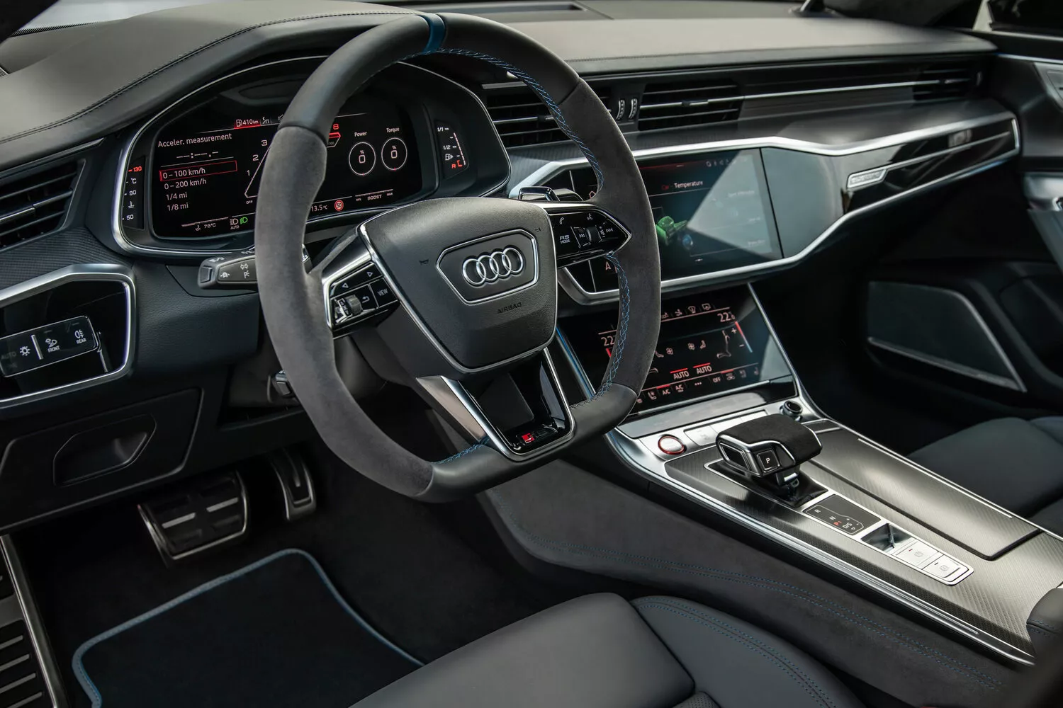 Фото места водителя Audi RS 7  II (4K) 2019 -  2024 
                                            