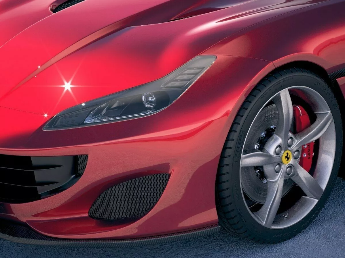 Фото передних фар Ferrari Portofino  I Рестайлинг (M) 2020 -  2024 
                                            