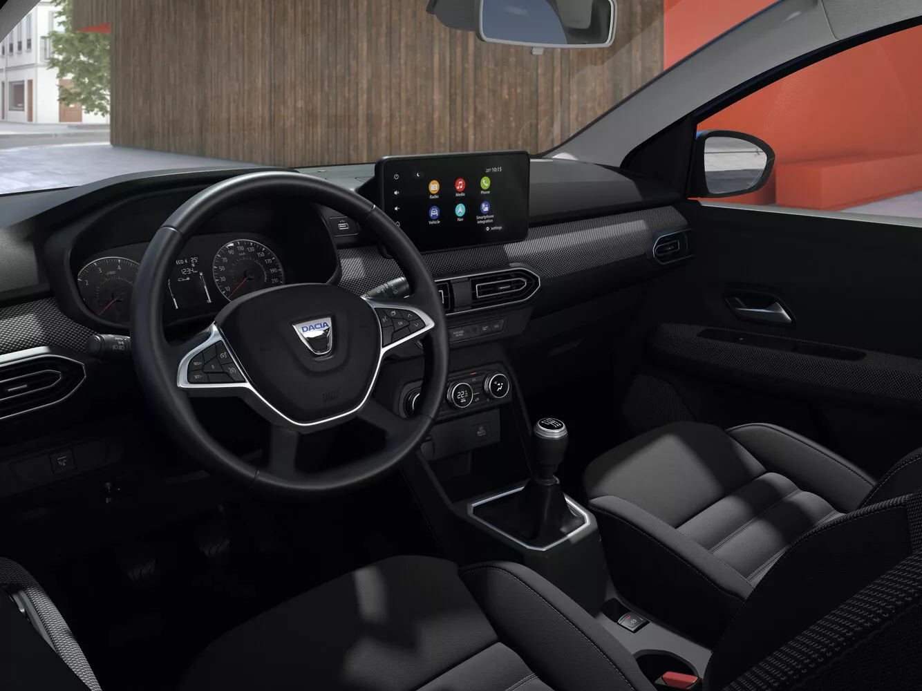 Фото салона спереди Dacia Logan  III 2020 -  2024 
                                            