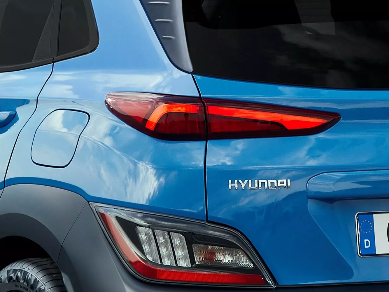 Фото задних фонорей Hyundai Kona  I Рестайлинг 2020 -  2024 
                                            
