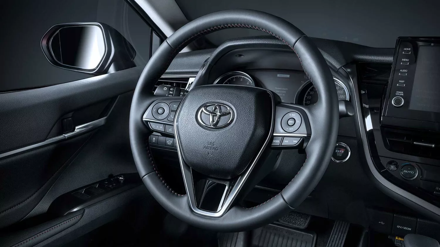 Фото рулевого колеса Toyota Camry  VIII (XV70) Рестайлинг 2020 -  2024 
                                            