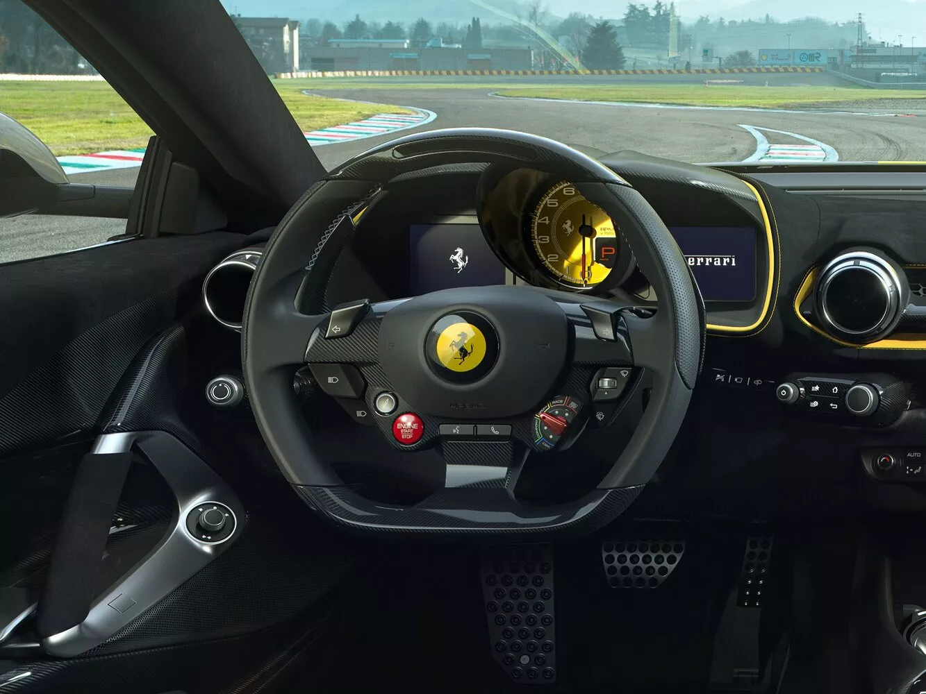 Фото рулевого колеса Ferrari 812 Competizione  2017 -  2024 
                                            