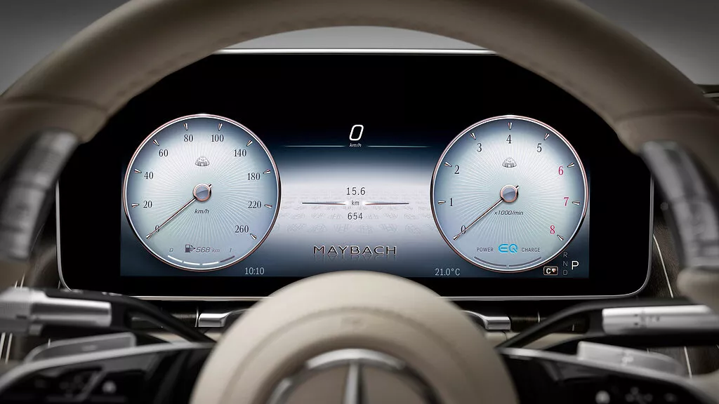 Фото приборной панели Mercedes-Benz Maybach S-Класс  II (Z223) 2021 -  2024 
                                            