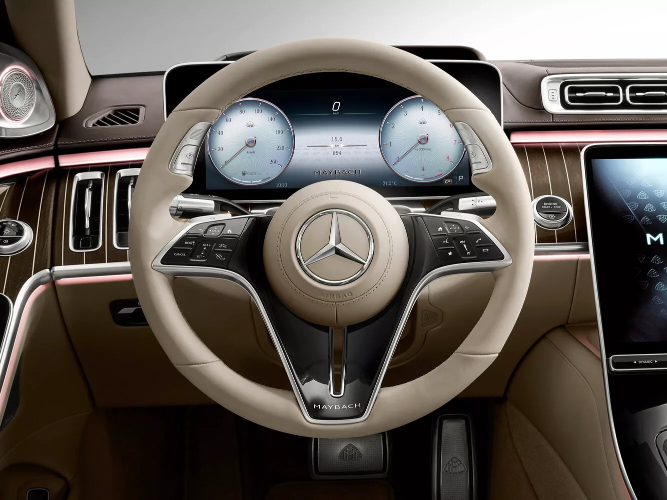 Фото рулевого колеса Mercedes-Benz Maybach S-Класс  II (Z223) 2021 -  2024 
                                            