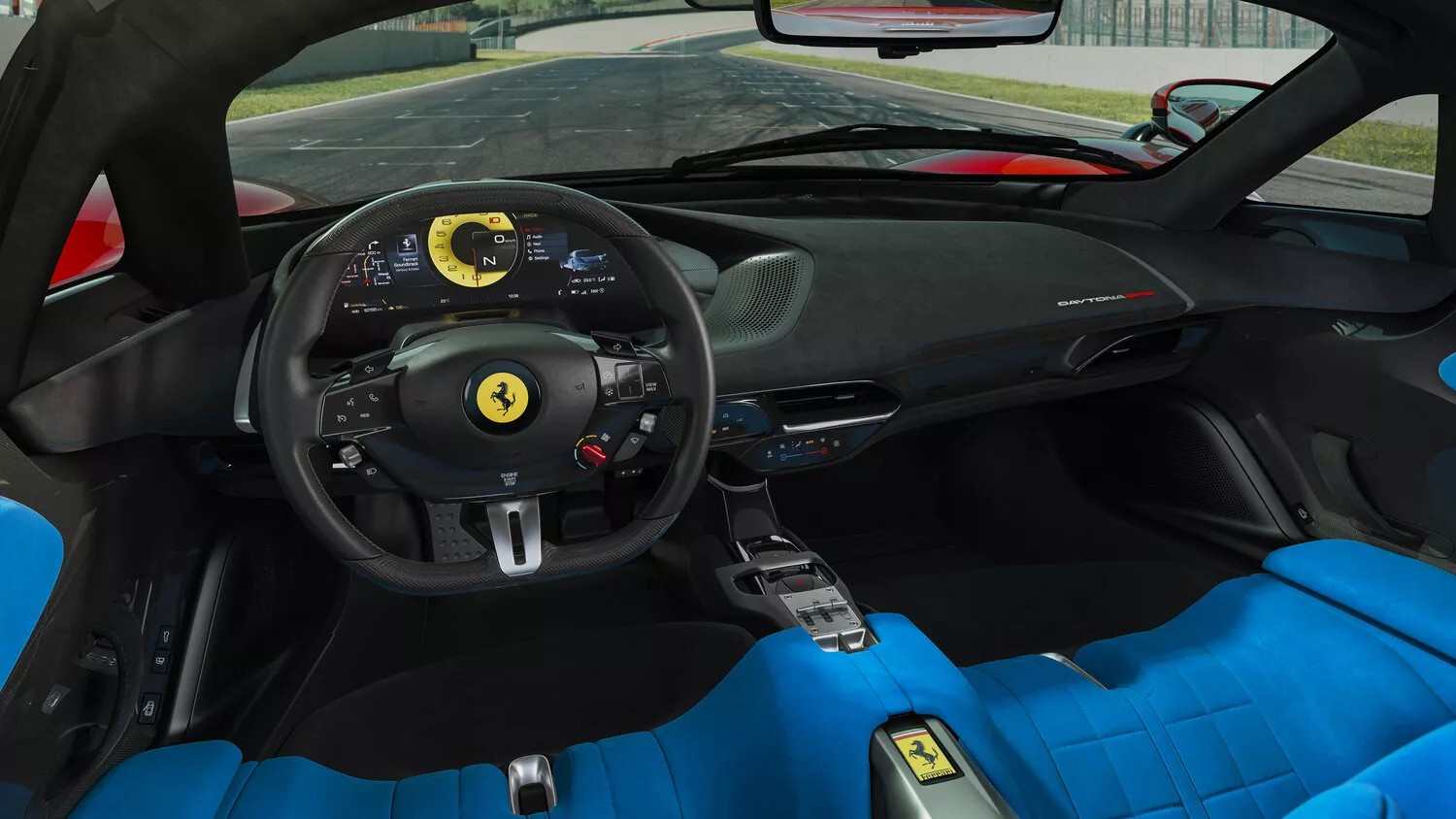 Фото салона спереди Ferrari Daytona SP3   2022 -  2024 
                                            