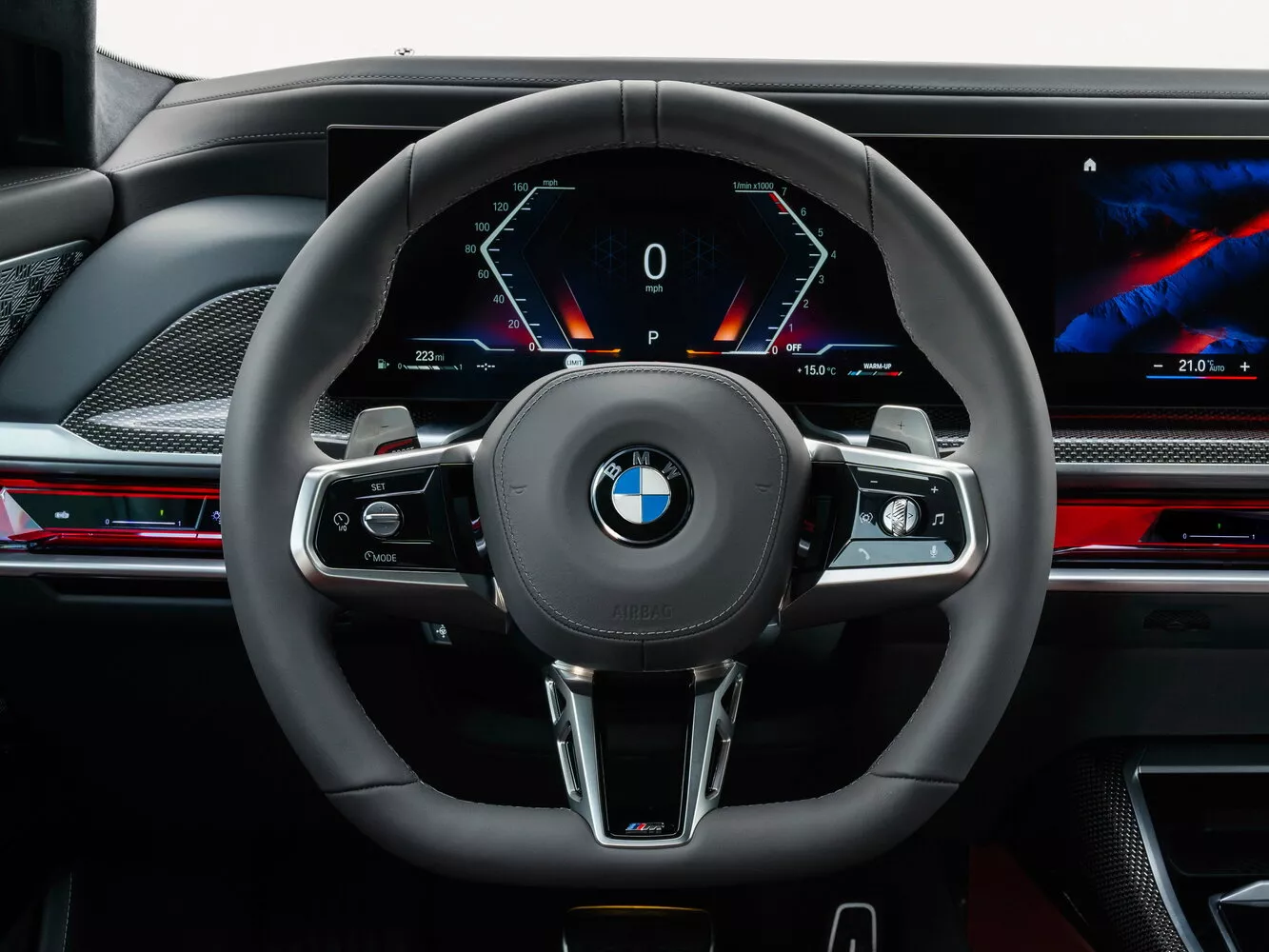Фото рулевого колеса BMW 7 серии  VII (G70) 2022 -  2024 
                                            