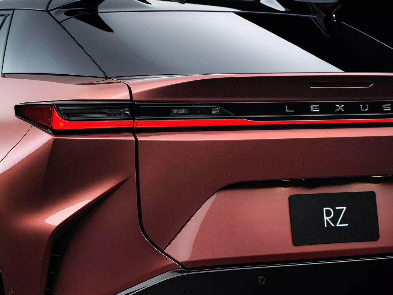 Фото задних фонорей Lexus RZ   2022 -  2024 
                                            