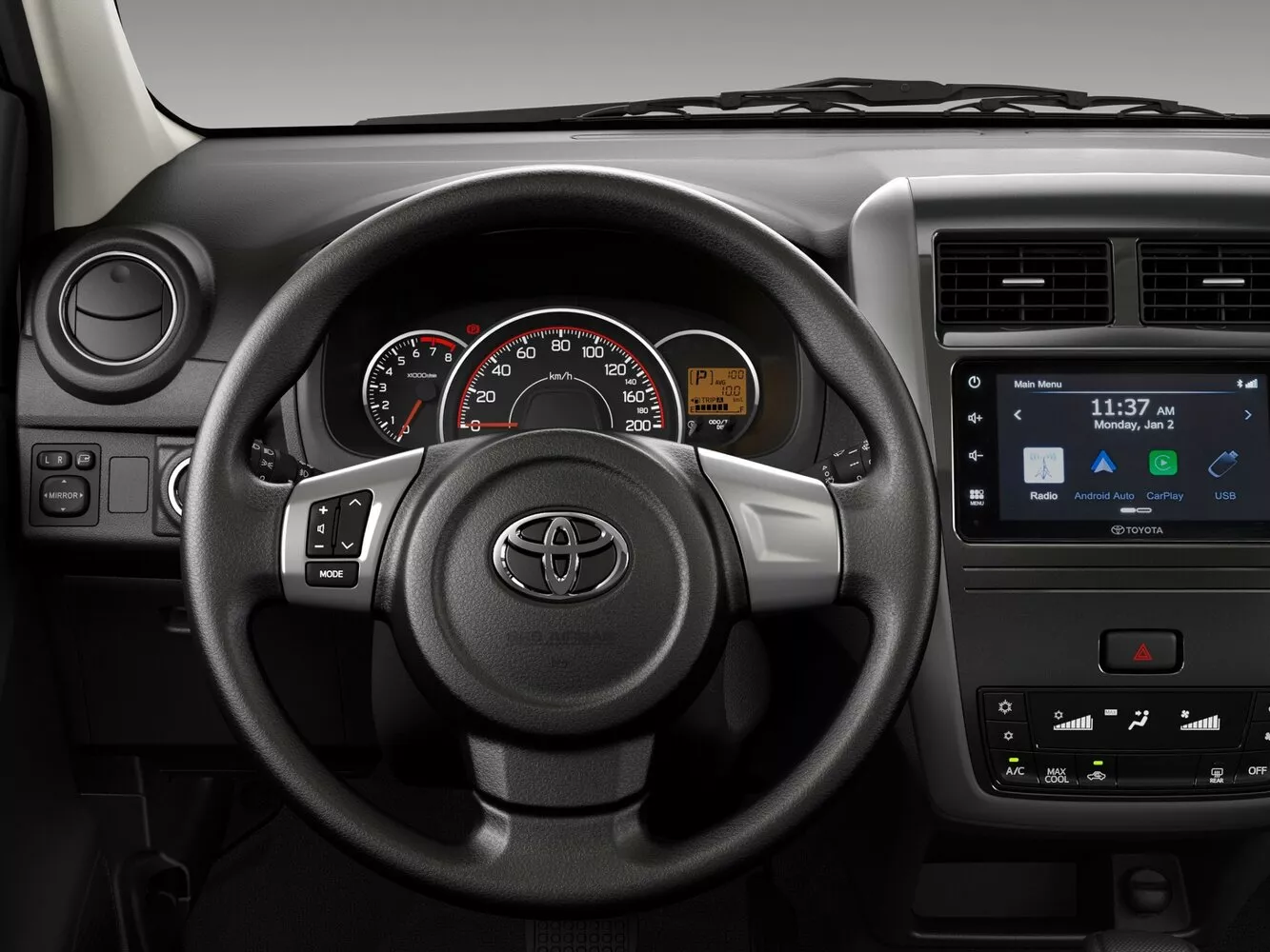 Фото рулевого колеса Toyota Wigo  I Рестайлинг 2 2020 -  2024 
                                            
