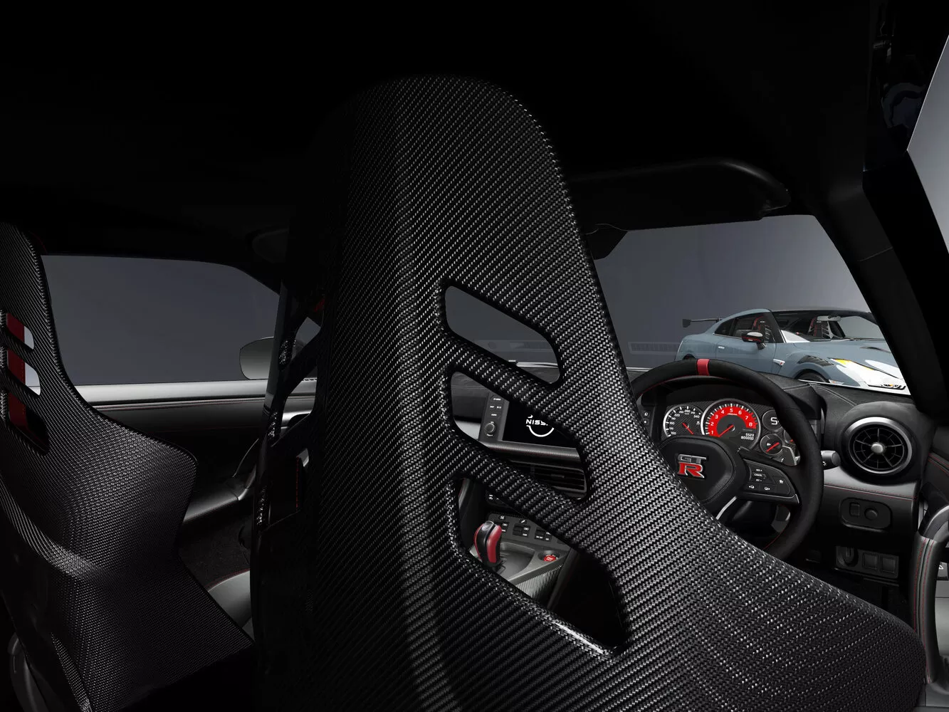 Фото интерьера Nissan GT-R Nismo I Рестайлинг 4 2023 -  2024 
                                            