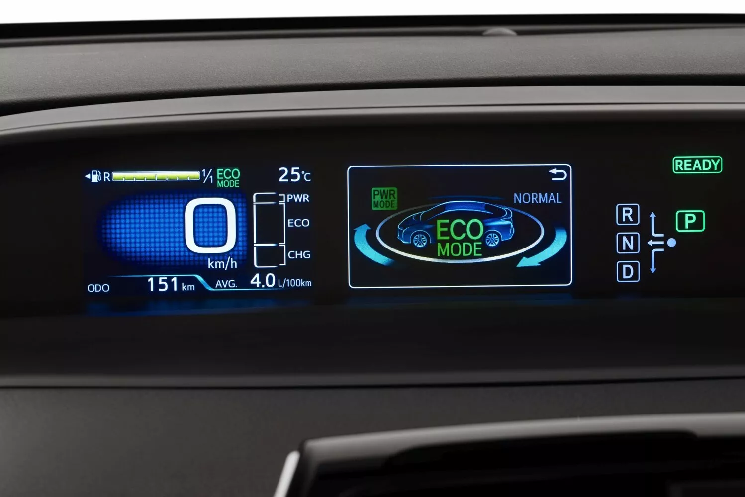 Фото приборной панели Toyota Prius  IV (XW50) 2015 -  2024 
                                            