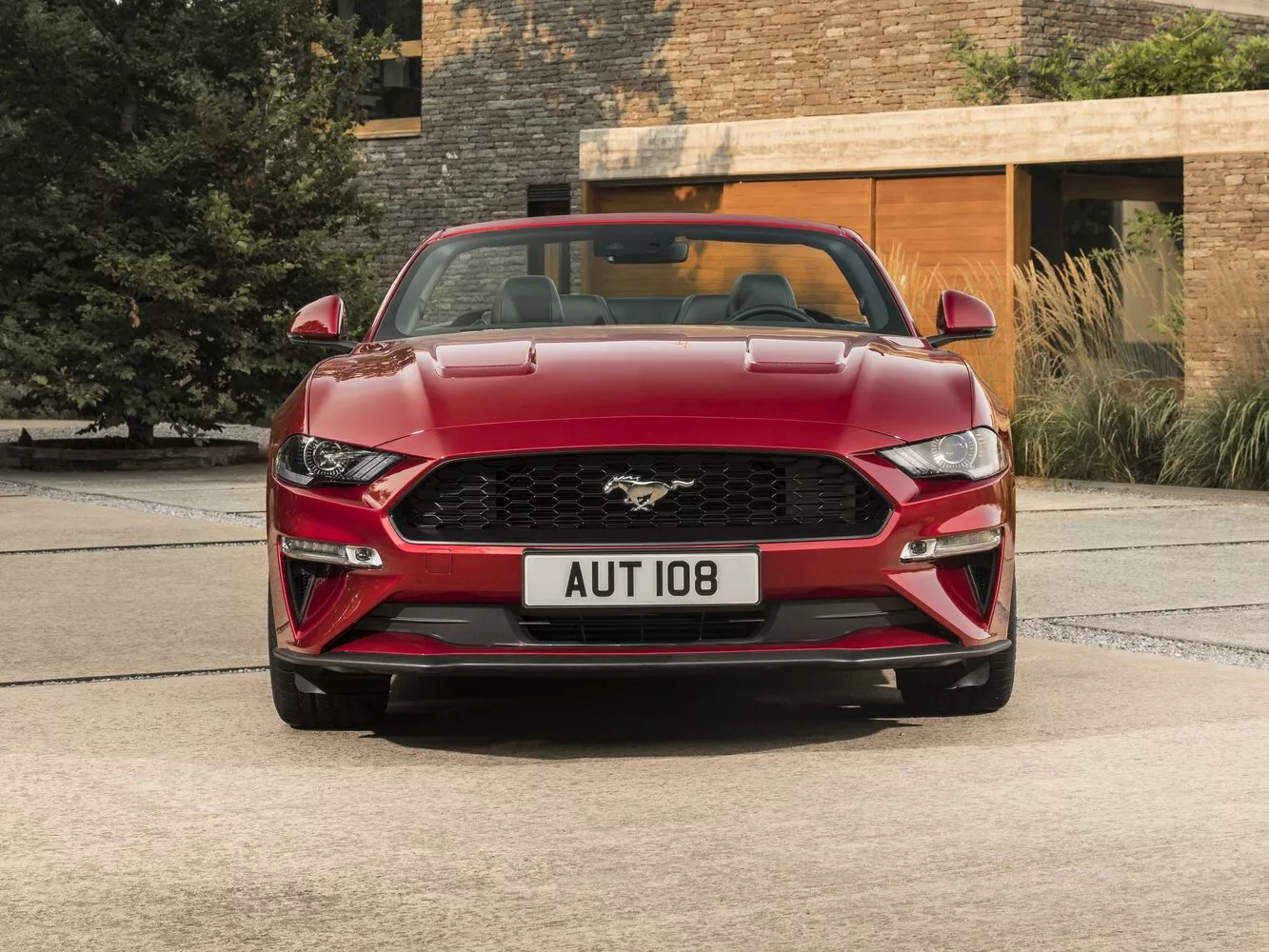 Фото спереди Ford Mustang  VI Рестайлинг 2017 -  2024 
                                            