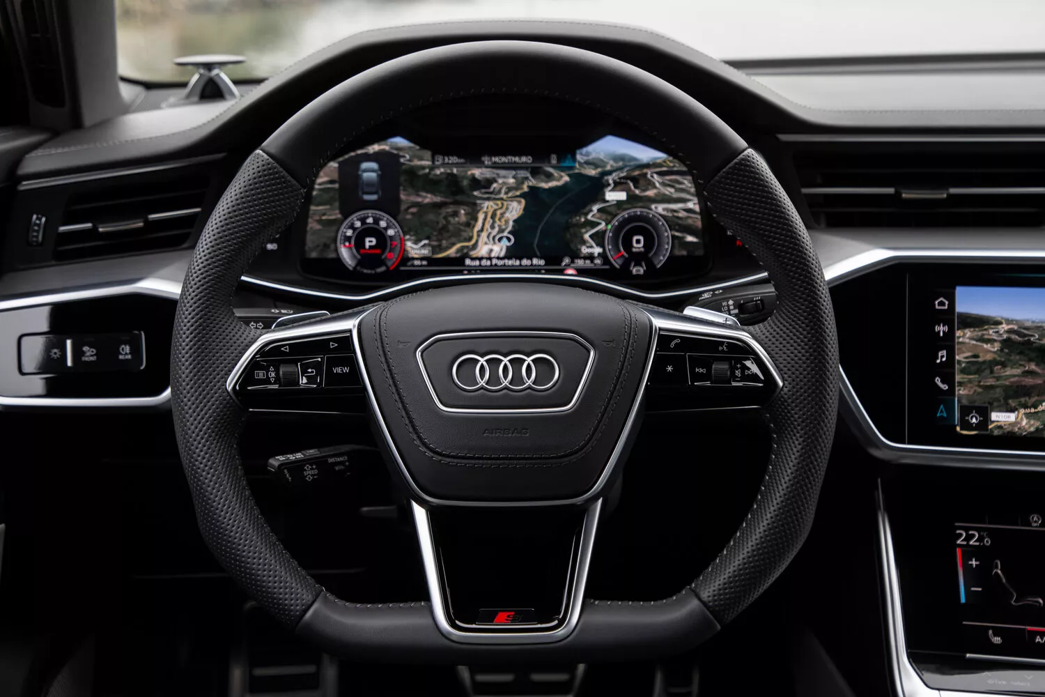 Фото рулевого колеса Audi A6  V (C8) 2018 -  2024 
                                            
