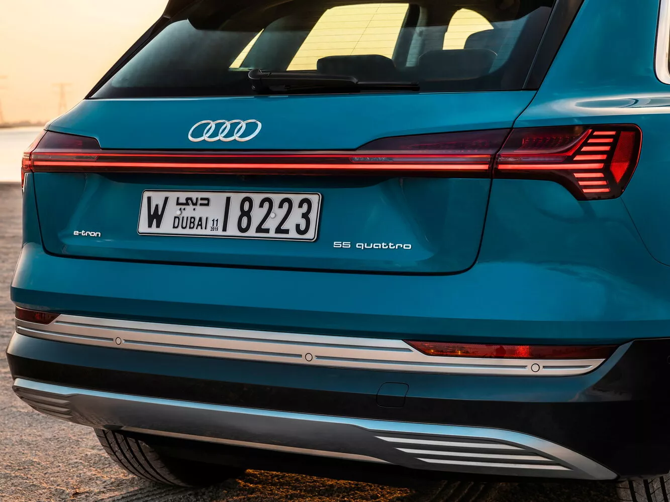 Фото задних фонорей Audi e-tron  I 2018 -  2024 
                                            