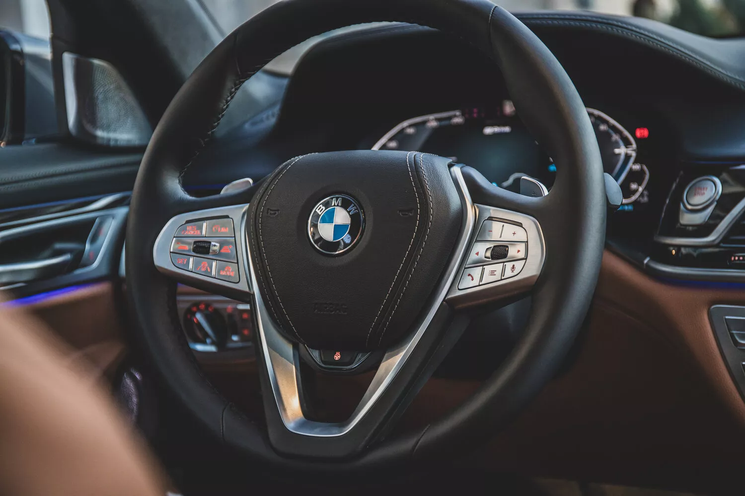 Фото рулевого колеса BMW 7 серии  VI (G11/G12) Рестайлинг 2019 -  2024 
                                            