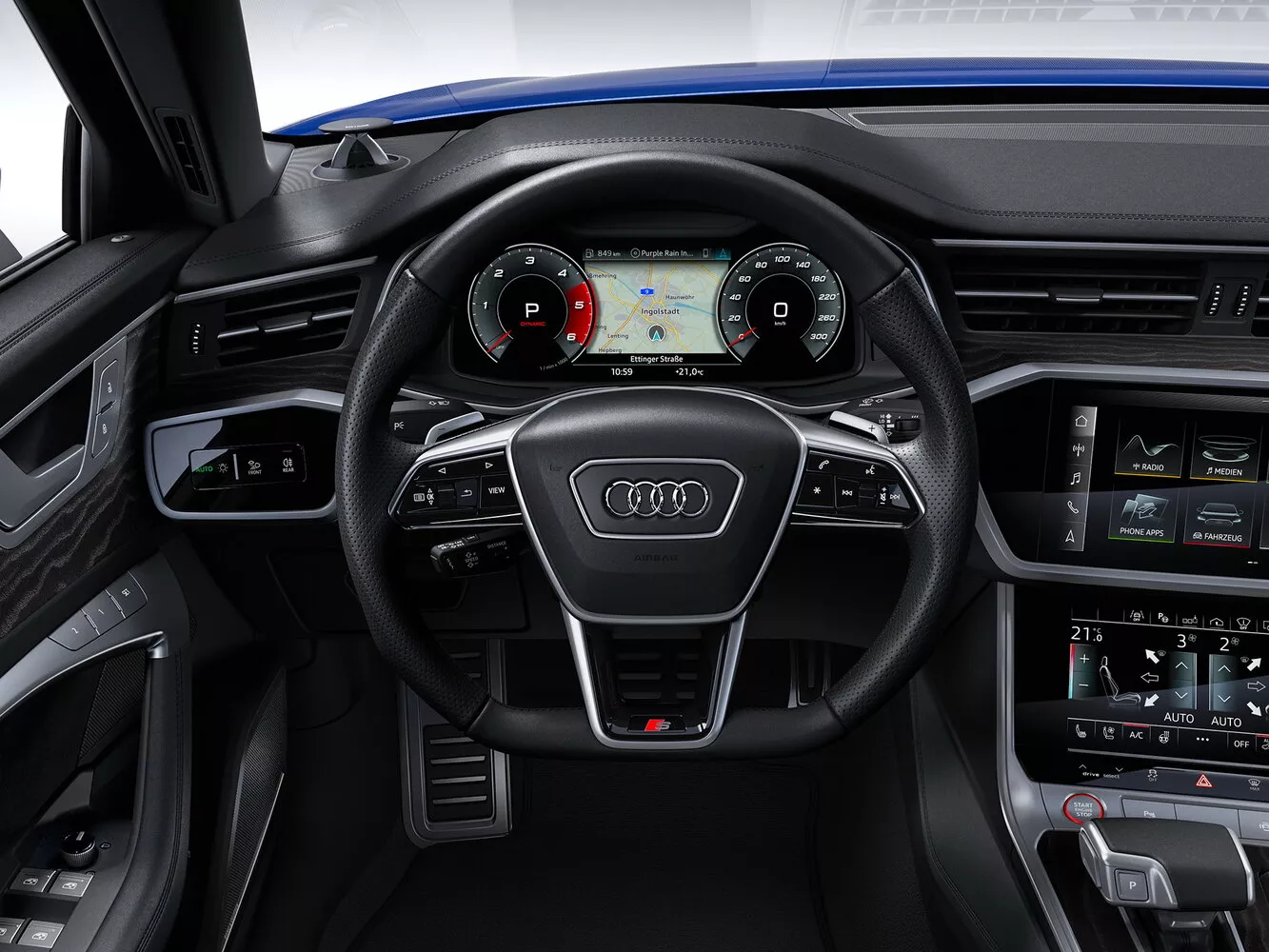 Фото рулевого колеса Audi S6  V (C8) 2019 -  2024 
                                            
