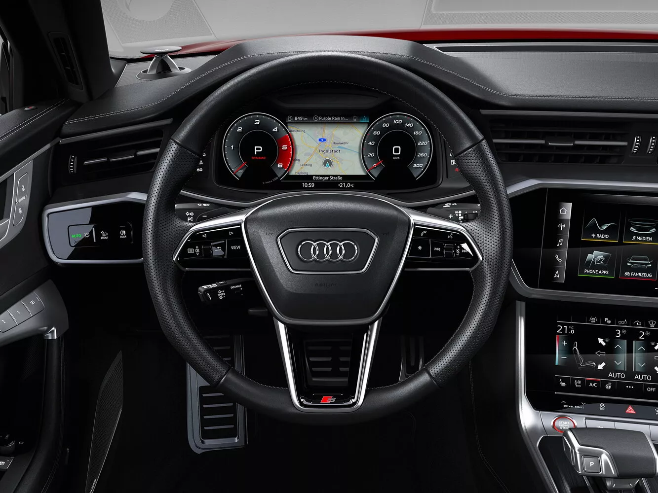 Фото рулевого колеса Audi S6  V (C8) 2019 -  2024 
                                            