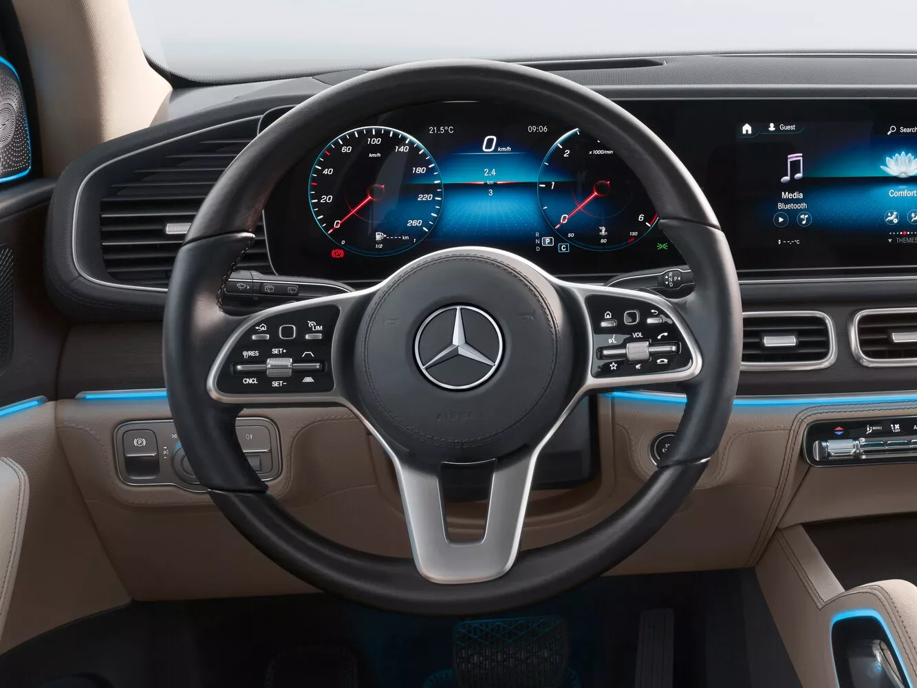 Фото рулевого колеса Mercedes-Benz GLS  II (X167) 2019 -  2024 
                                            