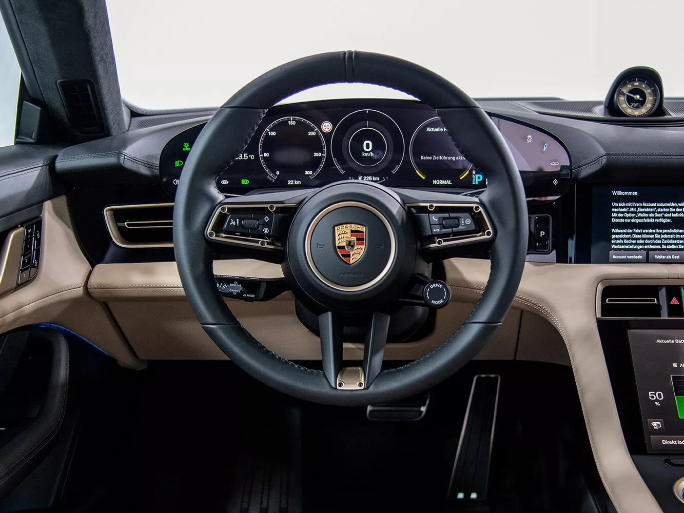 Фото рулевого колеса Porsche Taycan  I 2019 -  2024 
                                            
