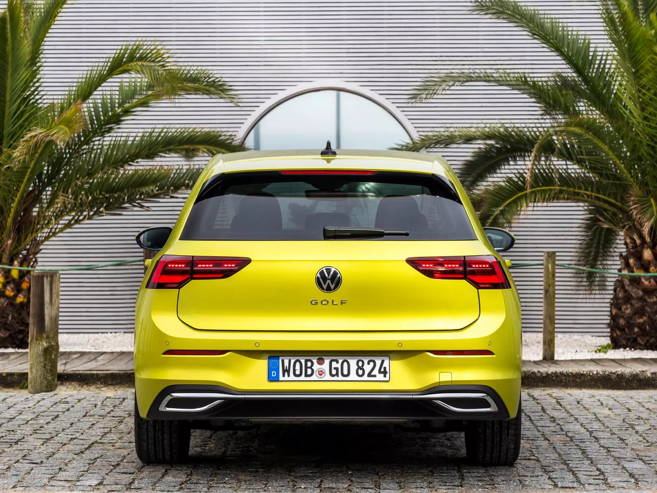 Фото сзади Volkswagen Golf  VIII 2019 -  2024 
                                            
