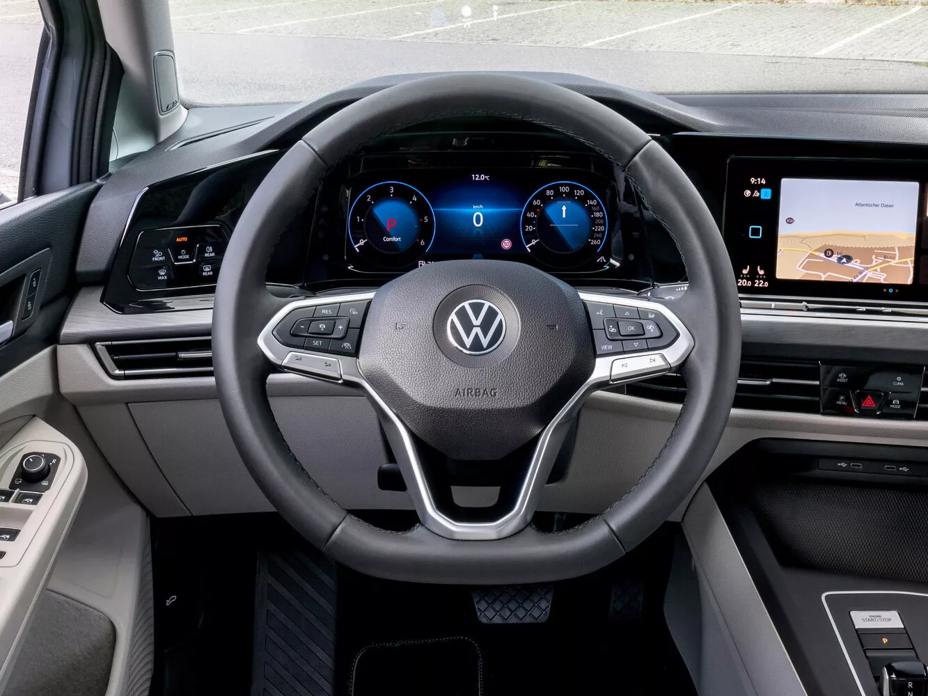 Фото рулевого колеса Volkswagen Golf  VIII 2019 -  2024 
                                            