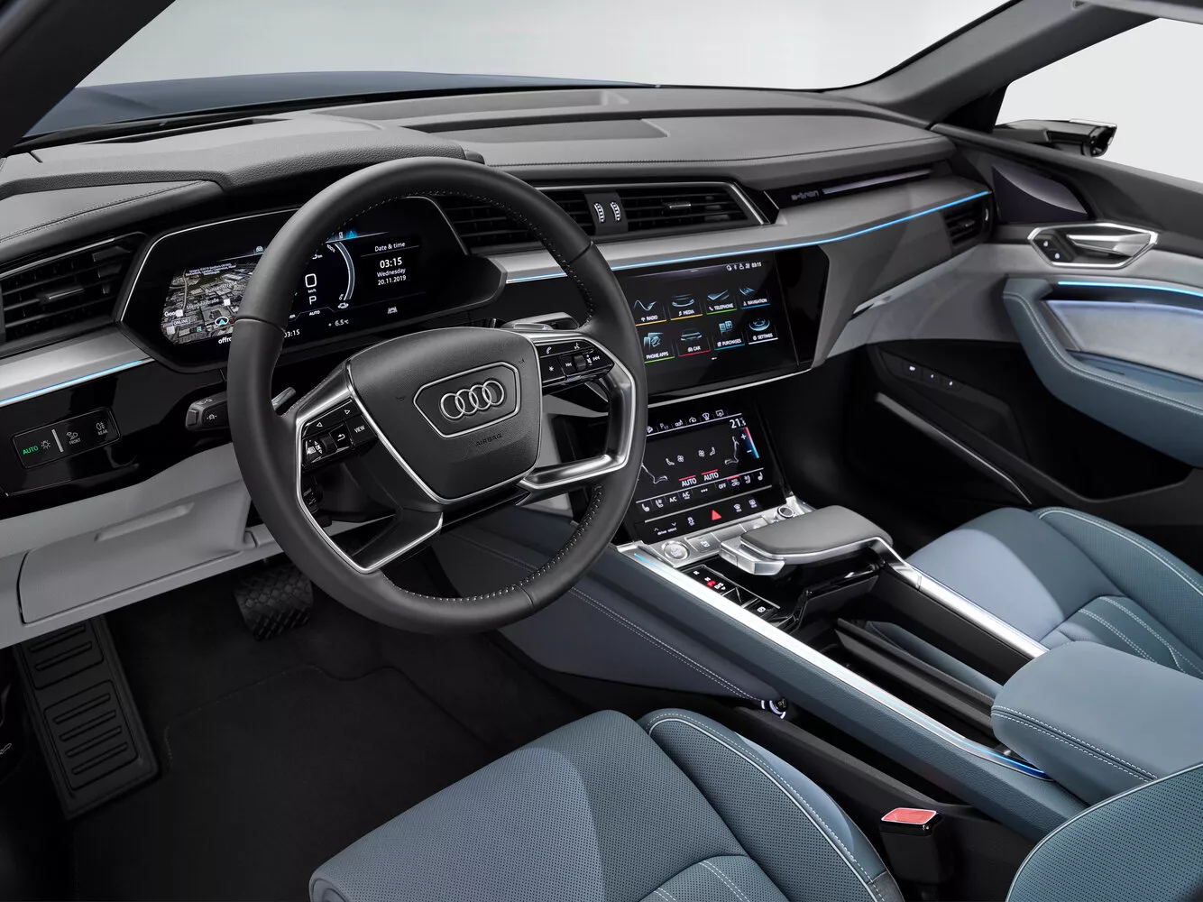 Фото места водителя Audi e-tron Sportback  I 2019 -  2024 
                                            