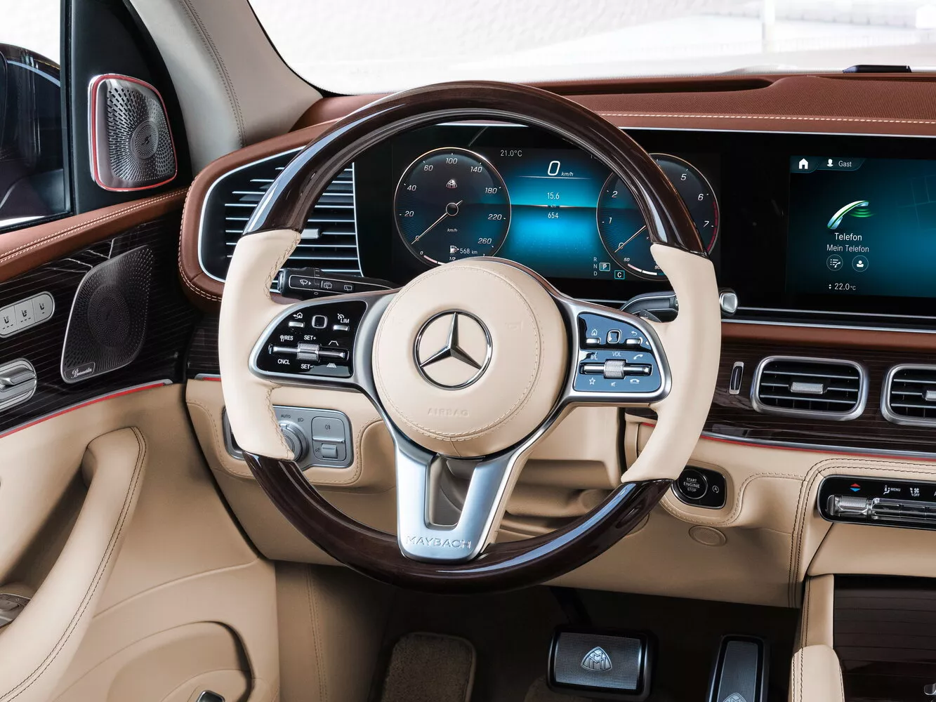 Фото рулевого колеса Mercedes-Benz Maybach GLS  I 2019 -  2024 
                                            