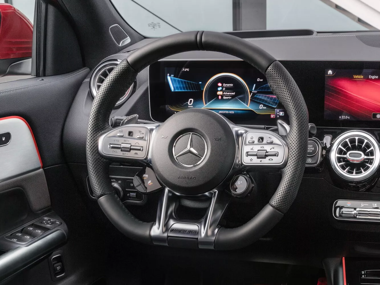 Фото рулевого колеса Mercedes-Benz GLA AMG  II (H247) 2020 -  2024 
                                            