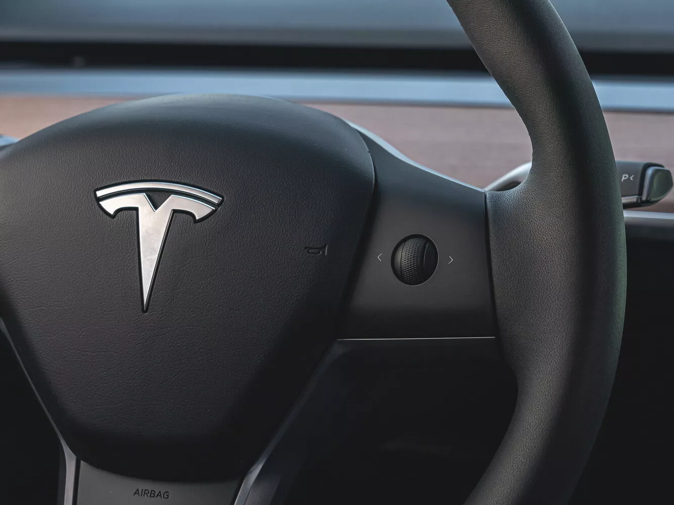 Фото рулевого колеса Tesla Model Y  I 2020 -  2024 
                                            