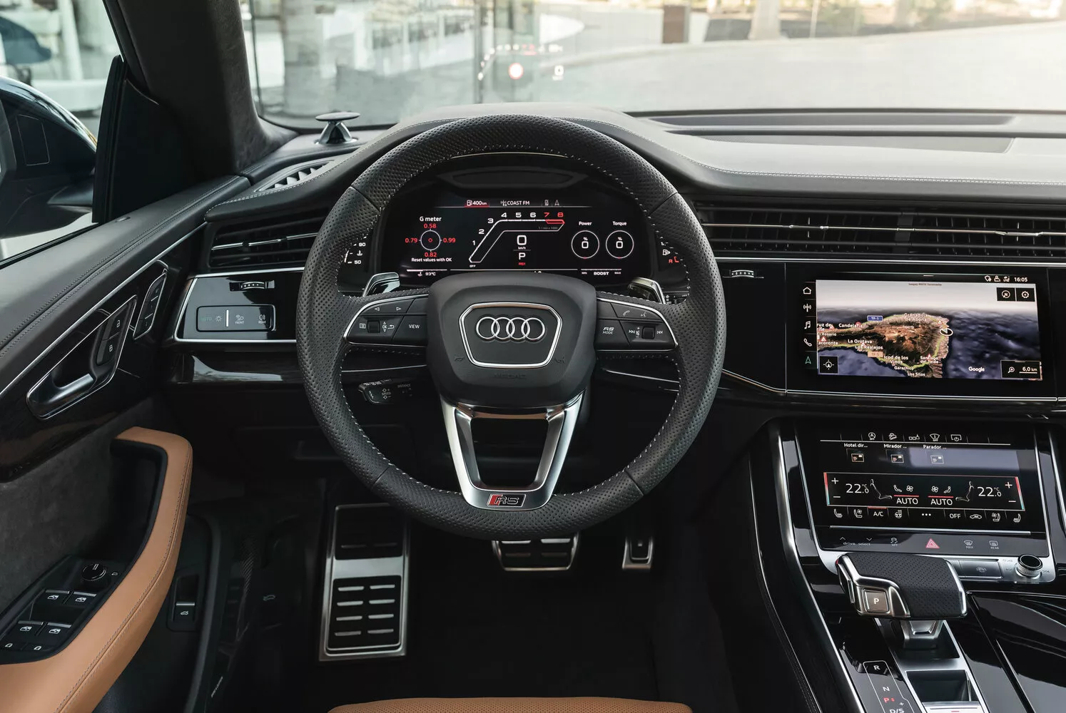 Фото рулевого колеса Audi RS Q8  I 2019 -  2024 
                                            
