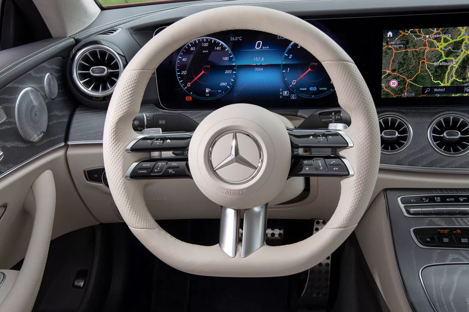 Фото рулевого колеса Mercedes-Benz E-Класс  V (W213, S213, C238) Рестайлинг 2020 -  2024 
                                            