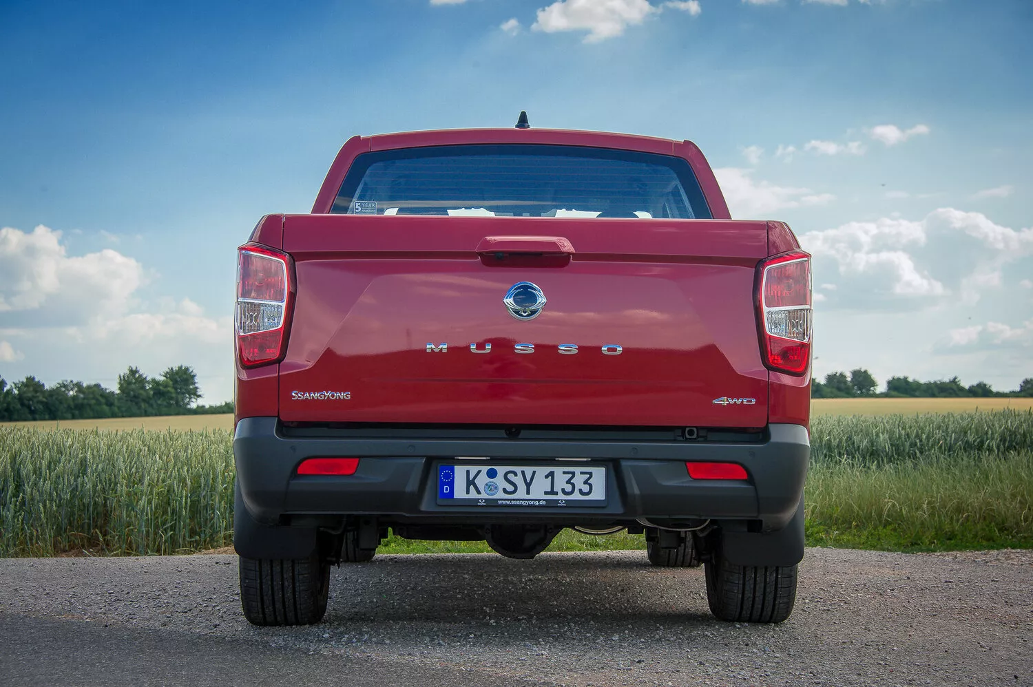 Фото сзади SsangYong Musso  II 2018 -  2024 
                                            