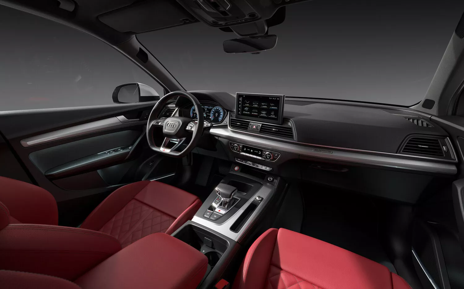Фото салона спереди Audi SQ5  II (FY) Рестайлинг 2020 -  2024 
                                            