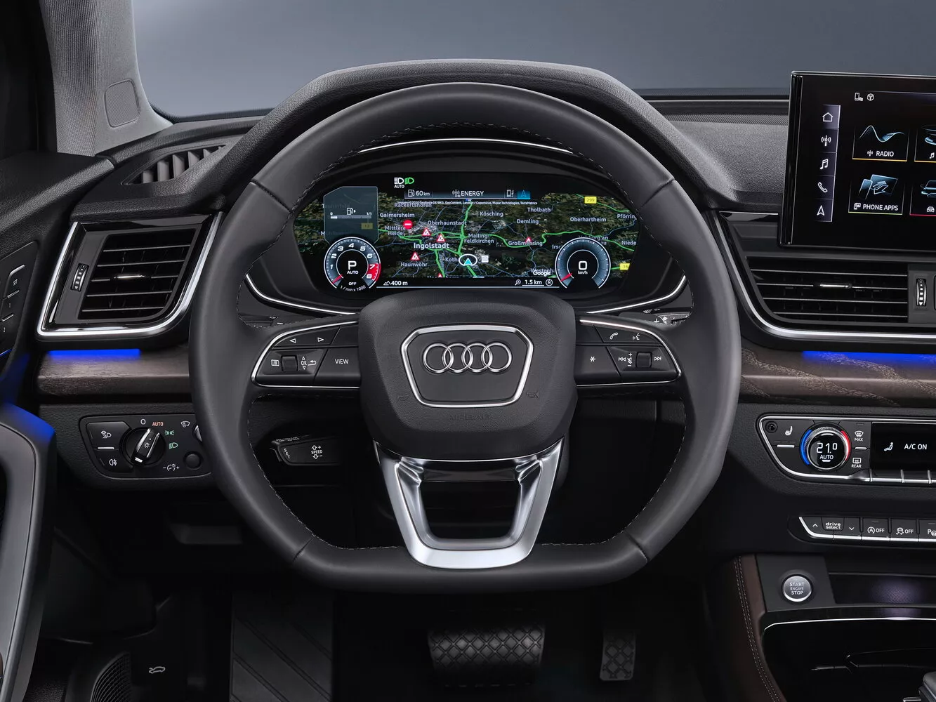 Фото рулевого колеса Audi Q5 Sportback  I (FY) 2020 -  2024 
                                            
