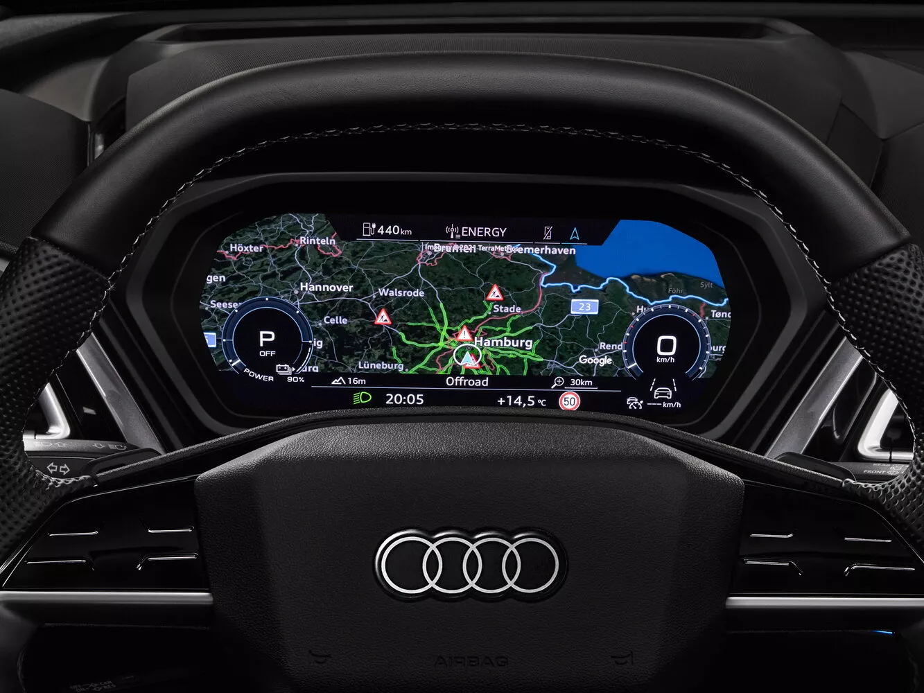 Фото приборной панели Audi Q4 e-tron   2021 -  2024 
                                            