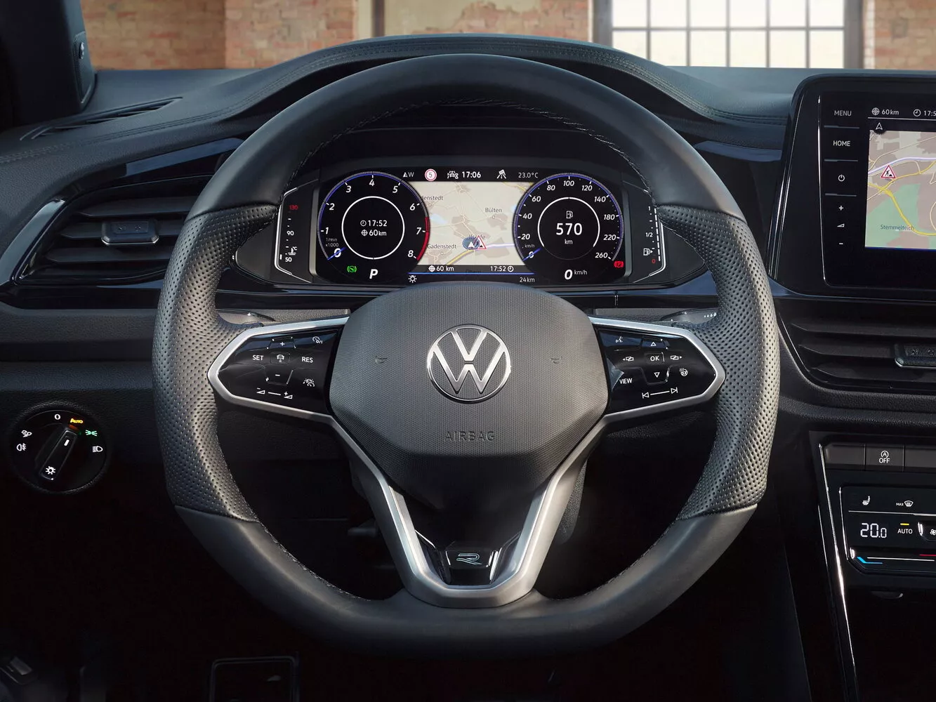 Фото рулевого колеса Volkswagen T-Roc  I Рестайлинг 2021 -  2024 
                                            