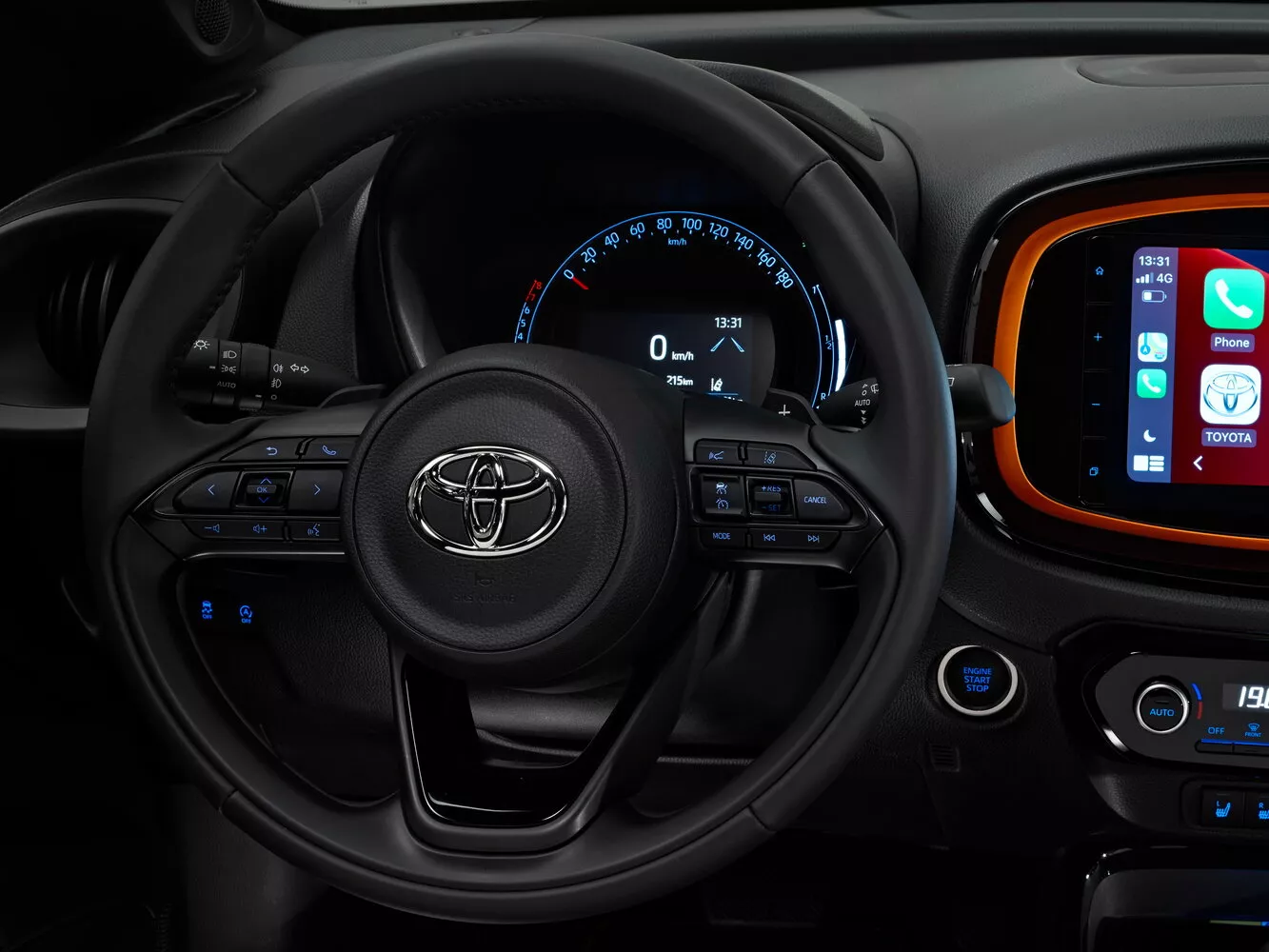 Фото рулевого колеса Toyota Aygo X   2021 -  2024 
                                            