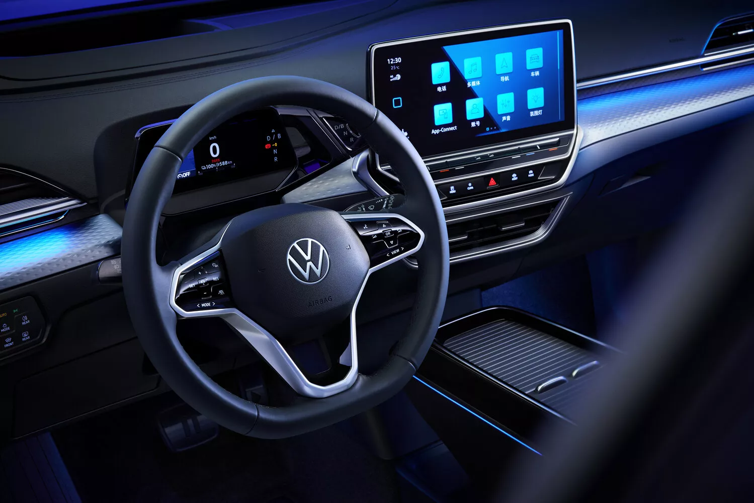 Фото рулевого колеса Volkswagen ID.6 X  2021 -  2024 
                                            