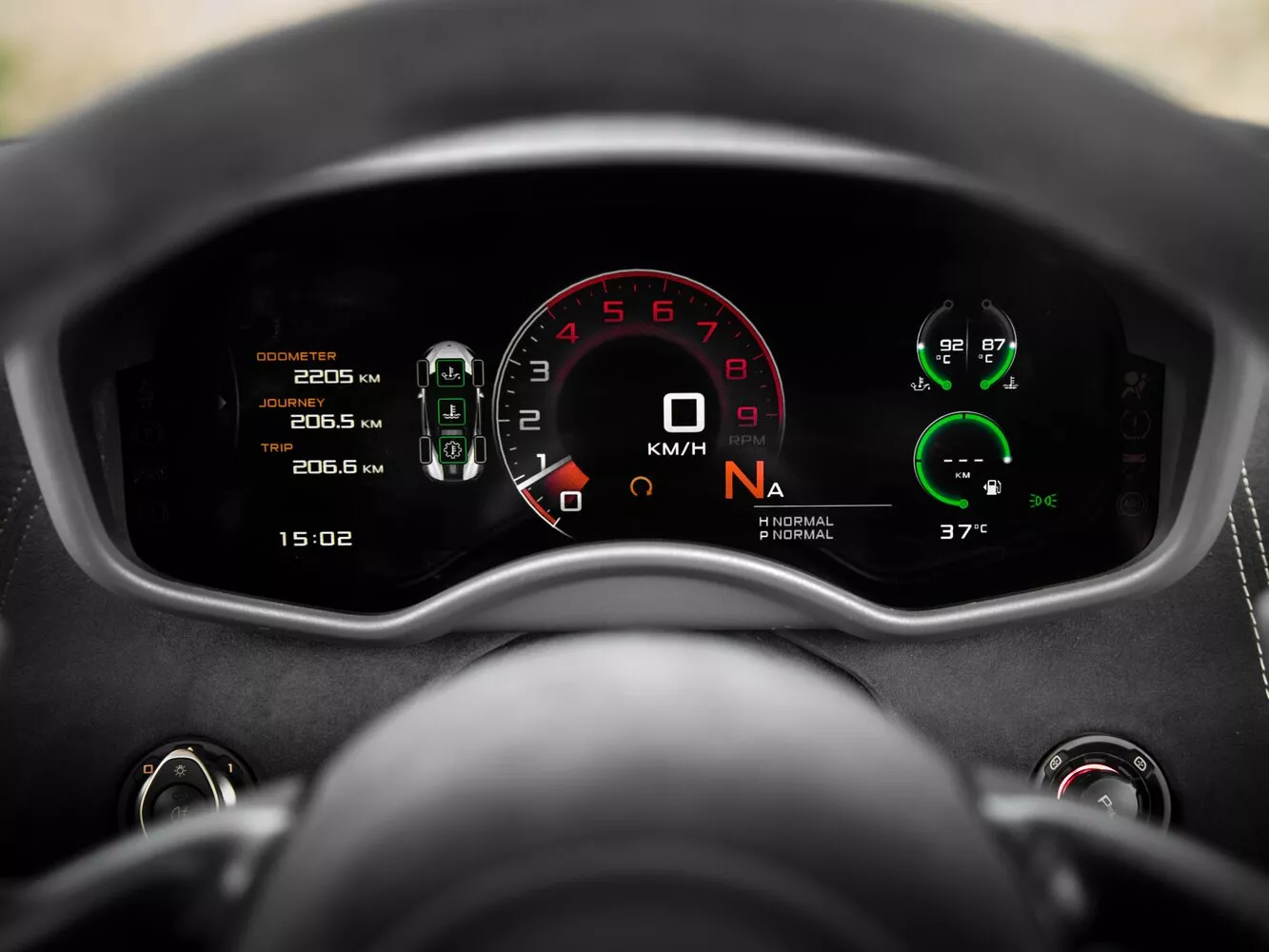 Фото приборной панели McLaren 570S   2015 -  2024 
                                            