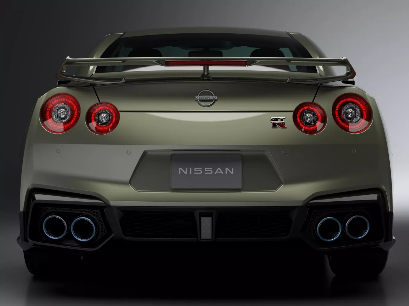 Фото сзади Nissan GT-R  I Рестайлинг 4 2023 -  2024 
                                            