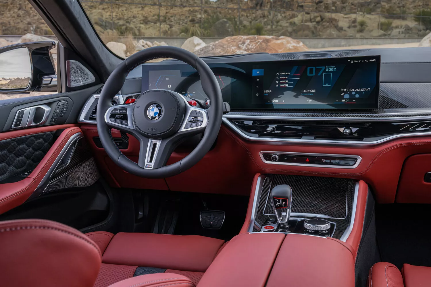 Фото салона спереди BMW X6 M  III (F96) Рестайлинг 2023 -  2024 
                                            